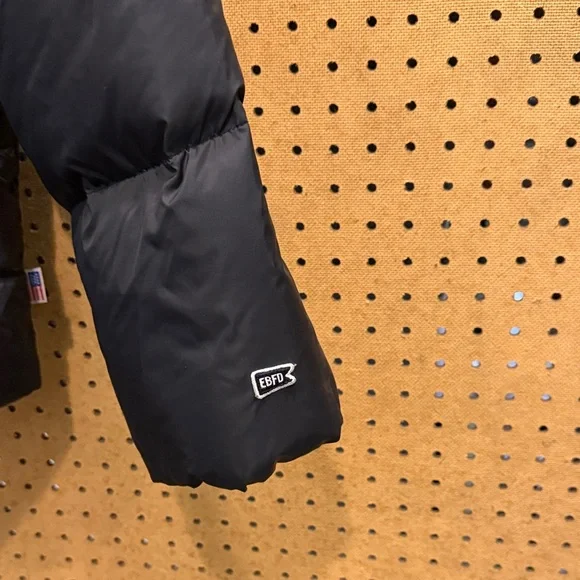 Ebbets Field Flannels Black Womens Down Puffer Jacket